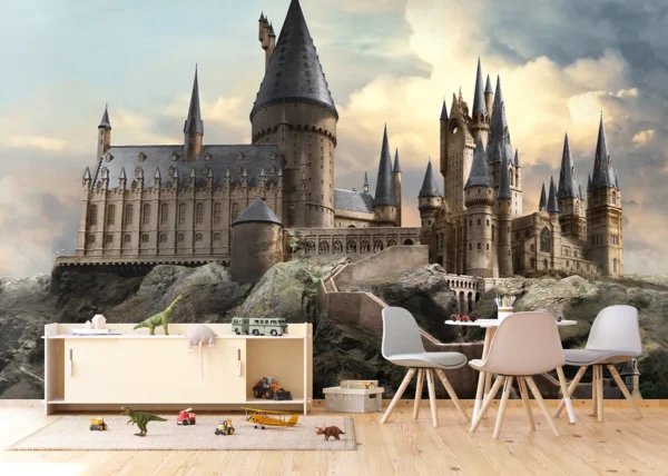 Harry Potter Hogwarts View | Made-to-Measure Kids Wallpaper | Artlook | FTD5P 352185
