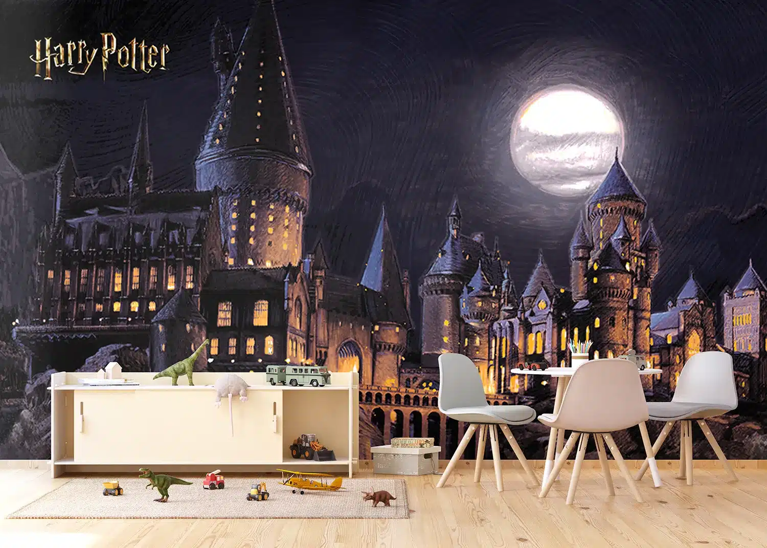 Harry Potter Hogwarts | Made-to-Measure Kids Wallpaper | Artlook | FTD5P 352189