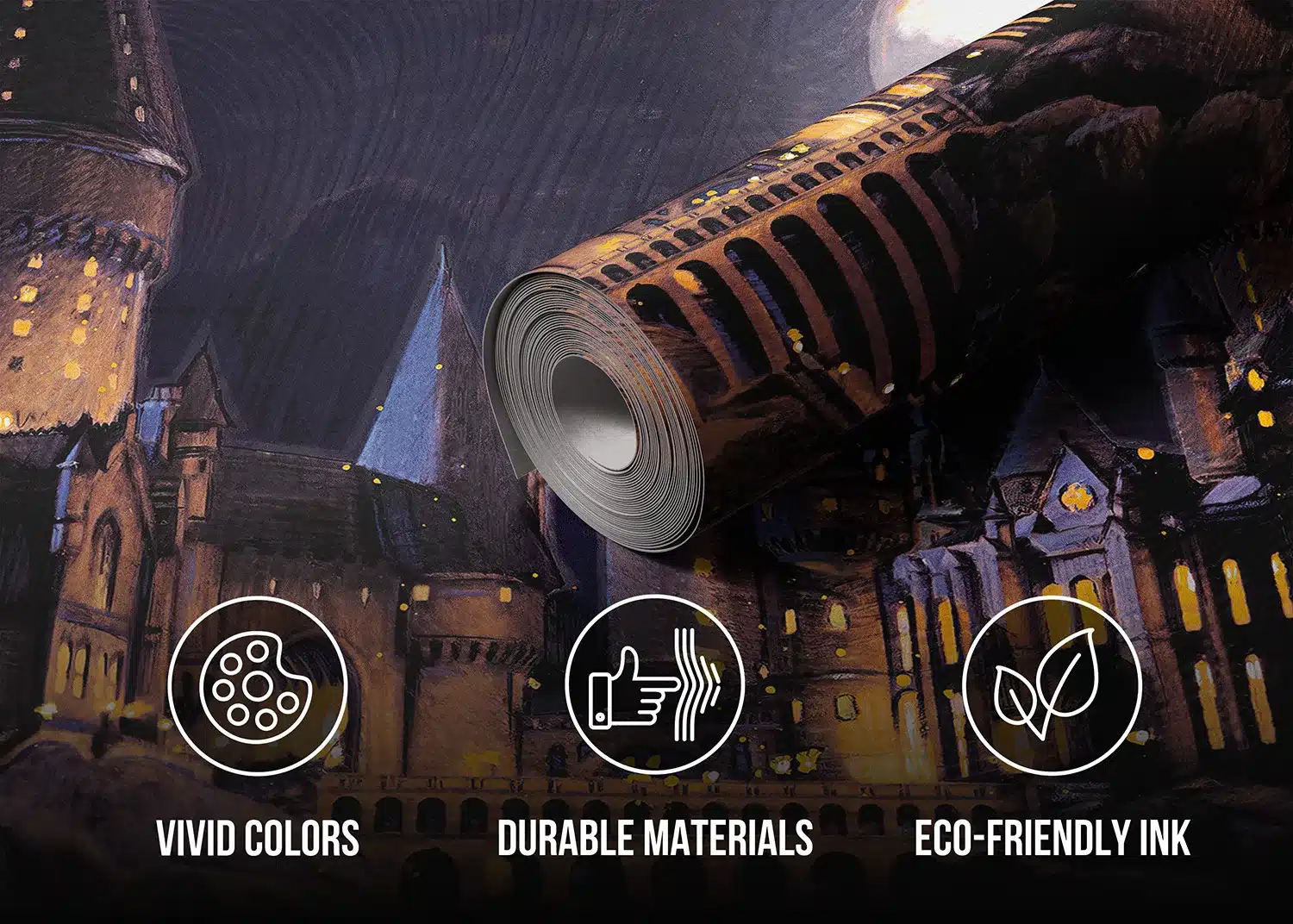 Harry Potter Hogwarts | Made-to-Measure Kids Wallpaper | Artlook | FTD5P 352189 4