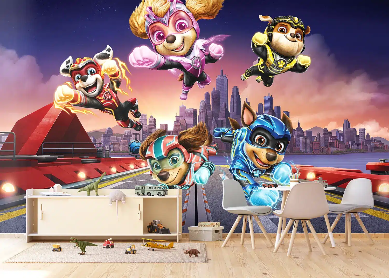 Paw Patrol Movie Rescue Flight | Made-to-Measure Kids Wallpaper | Artlook | FTD5P 352193 2