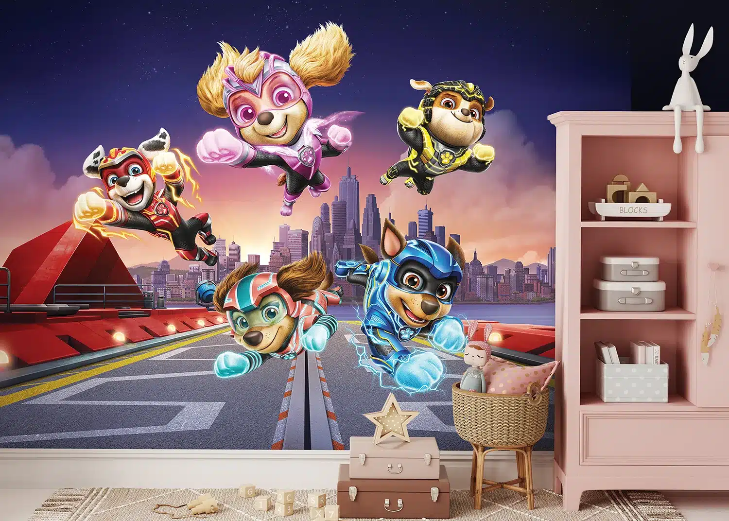 Paw Patrol Movie Rescue Flight | Made-to-Measure Kids Wallpaper | Artlook | FTD5P 352193