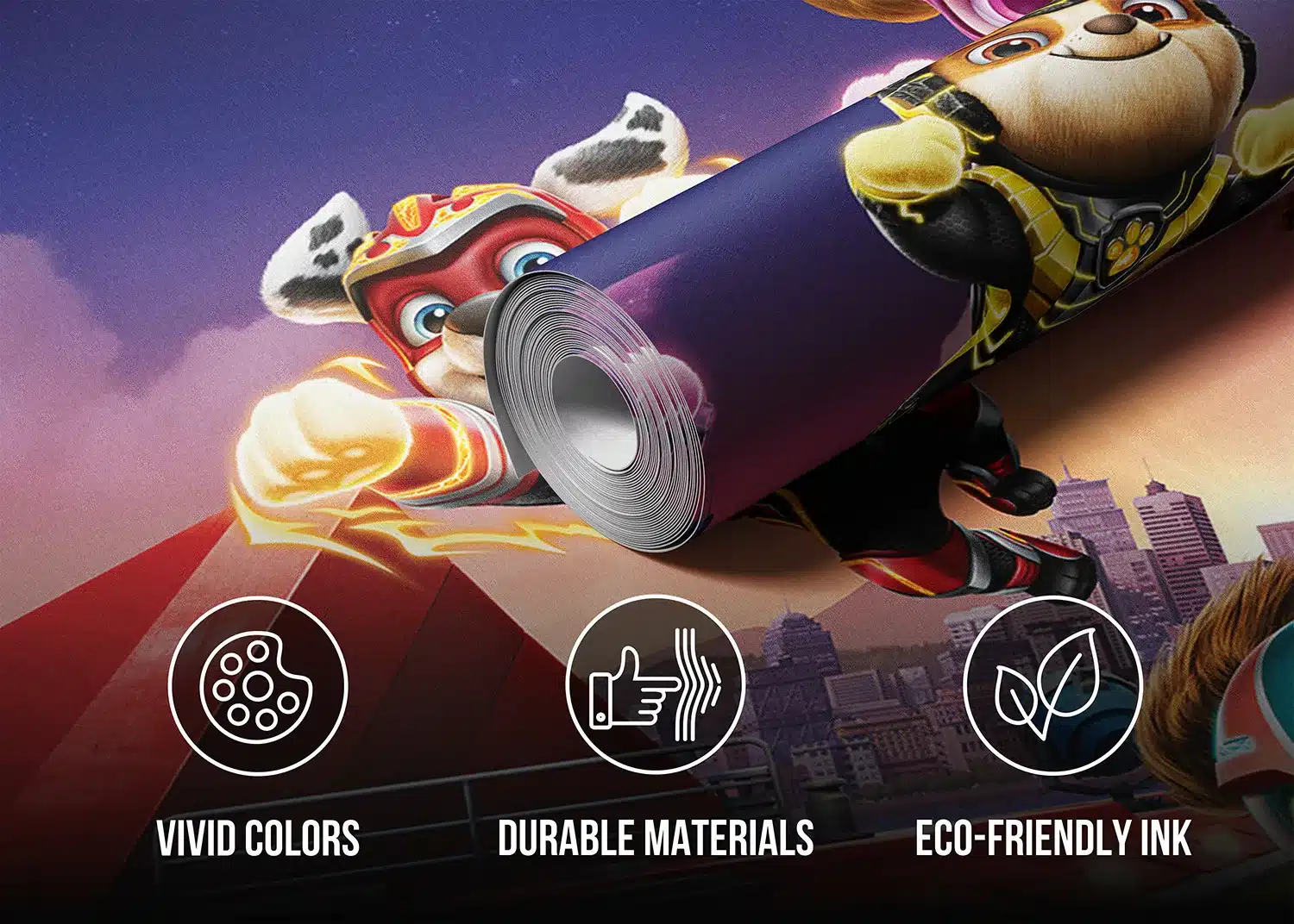 Paw Patrol Movie Rescue Flight | Made-to-Measure Kids Wallpaper | Artlook | FTD5P 352193 4