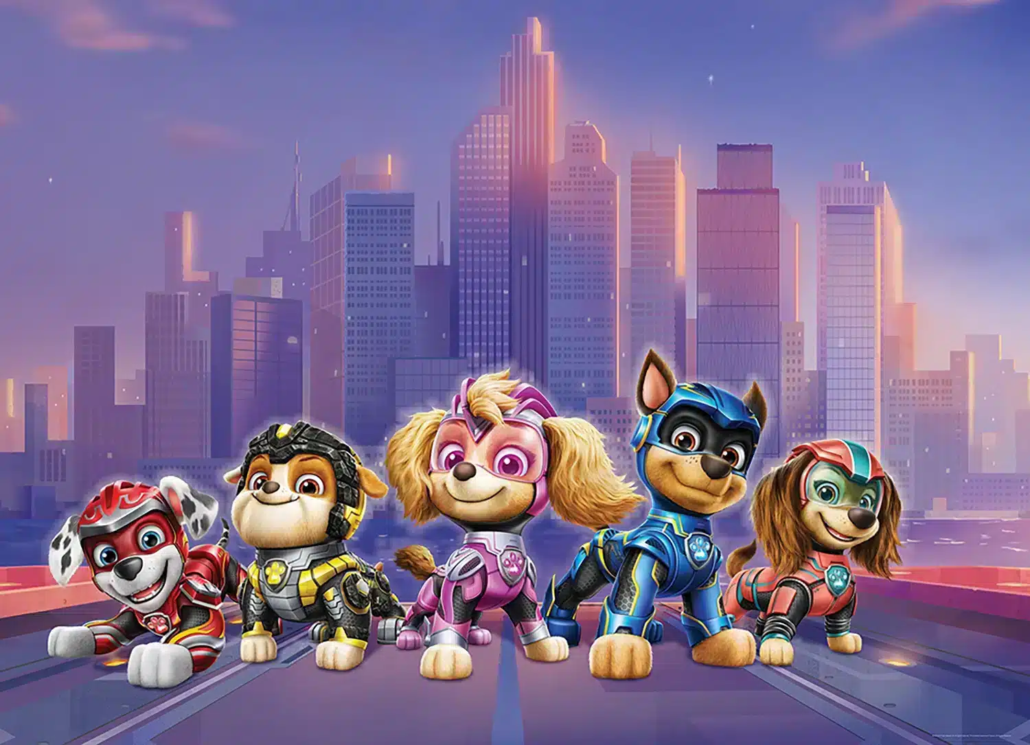 Paw Patrol Movie Full Team | Made-to-Measure Kids Wallpaper | Artlook | FTD5P 352195