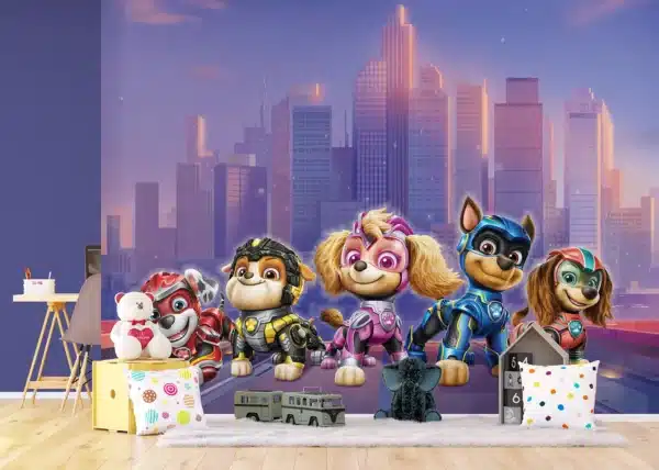 Paw Patrol Movie Full Team | Made-to-Measure Kids Wallpaper | Artlook | FTD5P 352195