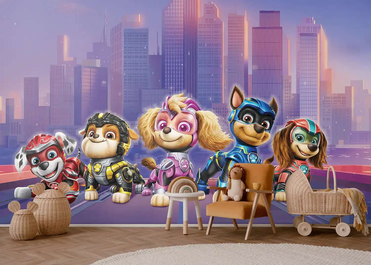 Paw Patrol Movie Full Team | Made-to-Measure Kids Wallpaper | Artlook | FTD5P 352195 3