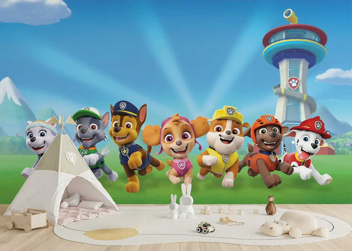 Paw Patrol Brave Team | Made-to-Measure Kids Wallpaper | Artlook | FTD5P 352199 2