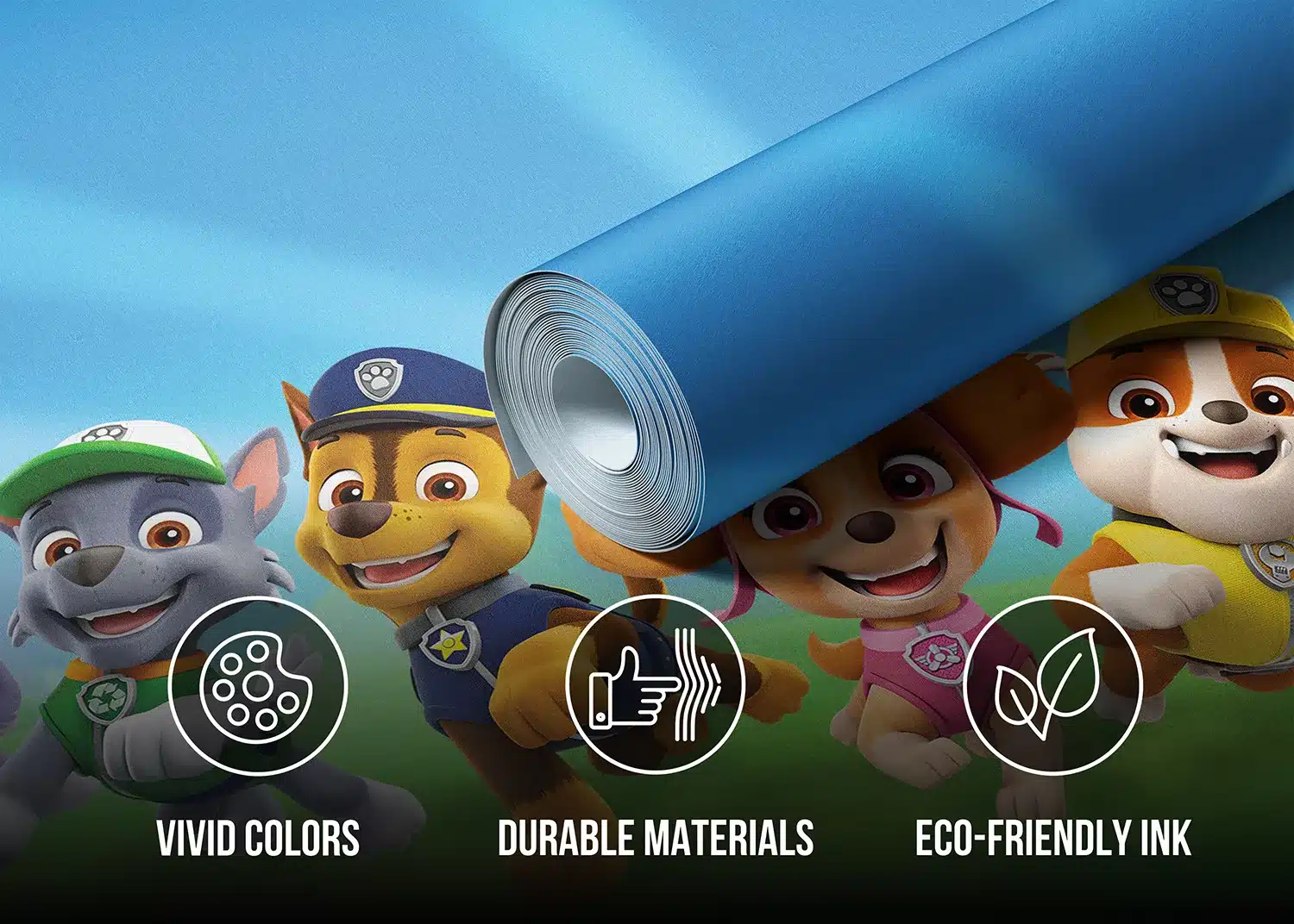 Paw Patrol Brave Team | Made-to-Measure Kids Wallpaper | Artlook | FTD5P 352199 4