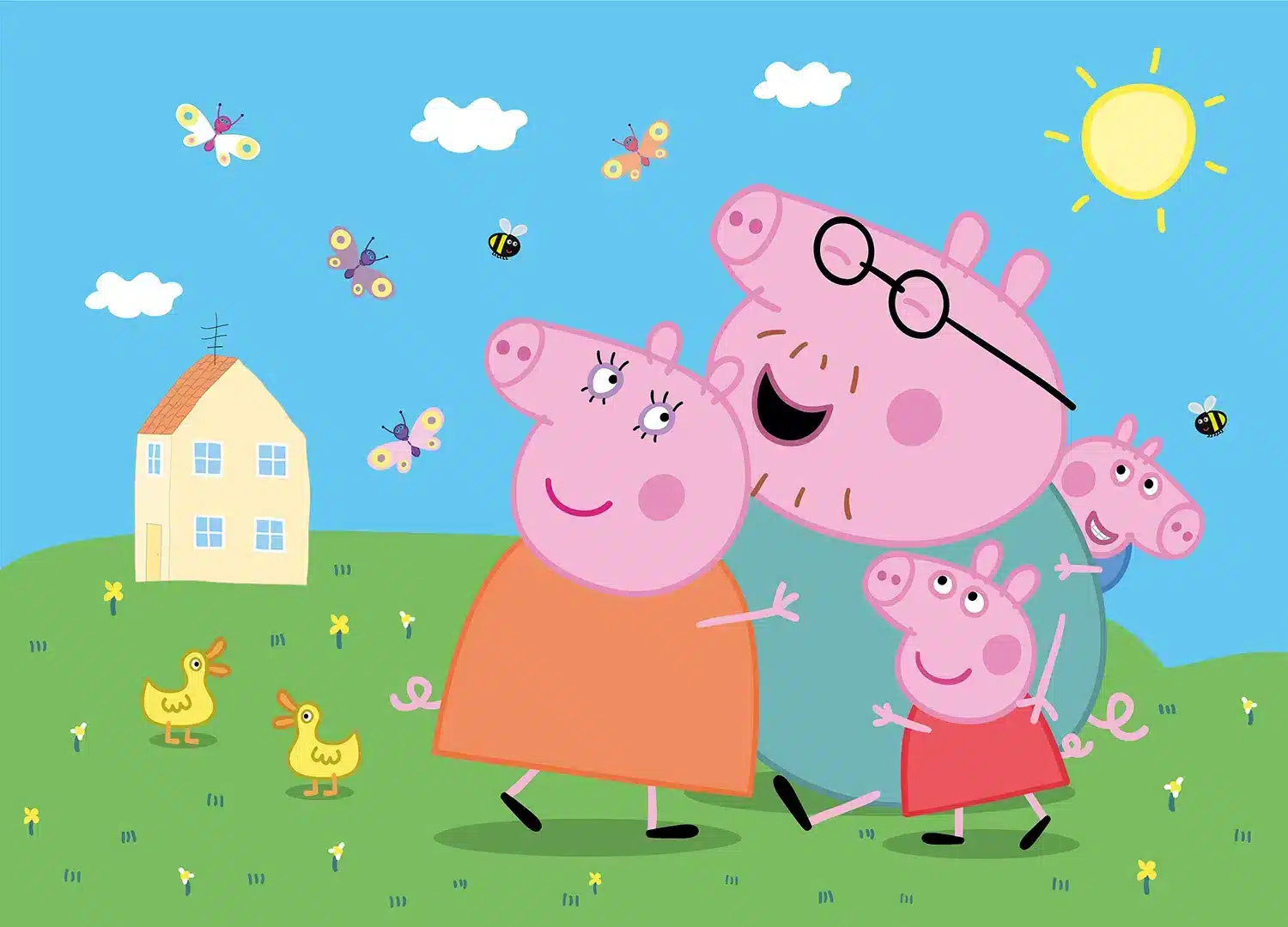 Peppa Pig Home | Made-to-Measure Kids Wallpaper | Artlook | FTD5P 352201