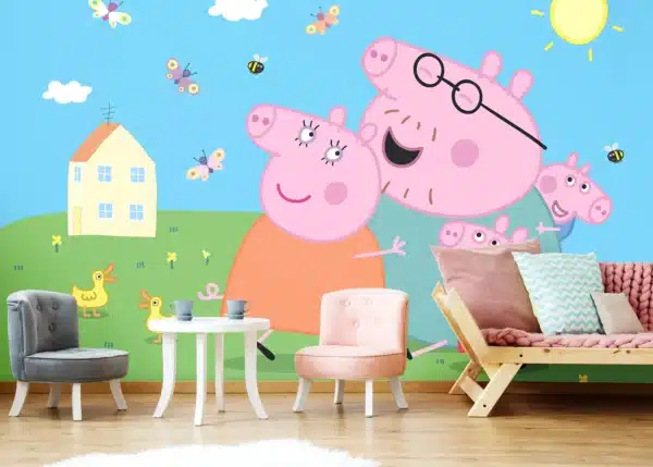 Peppa Pig Home | Made-to-Measure Kids Wallpaper | Artlook | FTD5P 352201