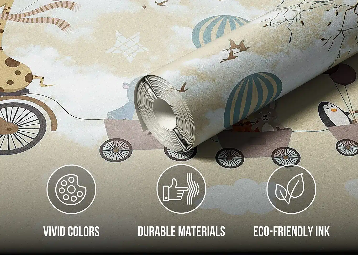 Balloon Express | Made-to-Measure Kids Wallpaper | Artlook | FTD5P 352349 4