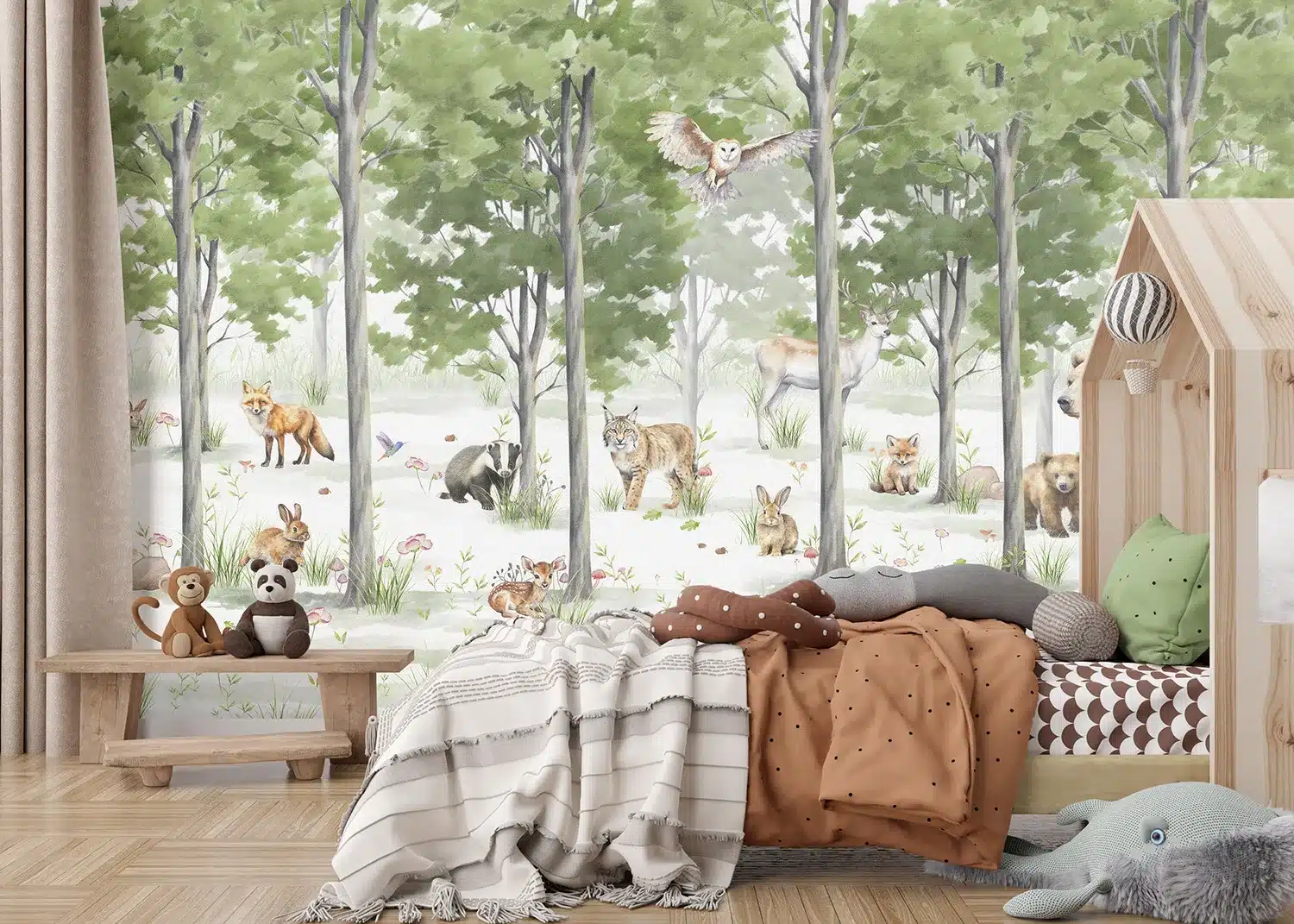 Forest Playground | Made-to-Measure Kids Wallpaper | Artlook | FTD5P 352351 3