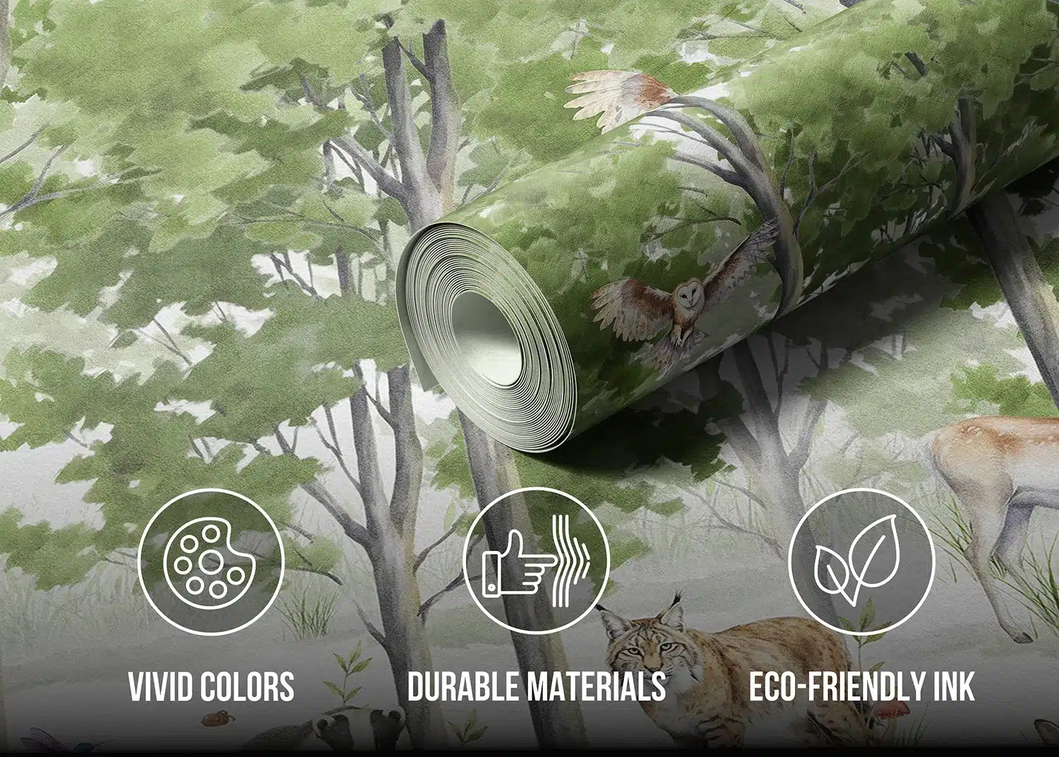 Forest Playground | Made-to-Measure Kids Wallpaper | Artlook | FTD5P 352351 4
