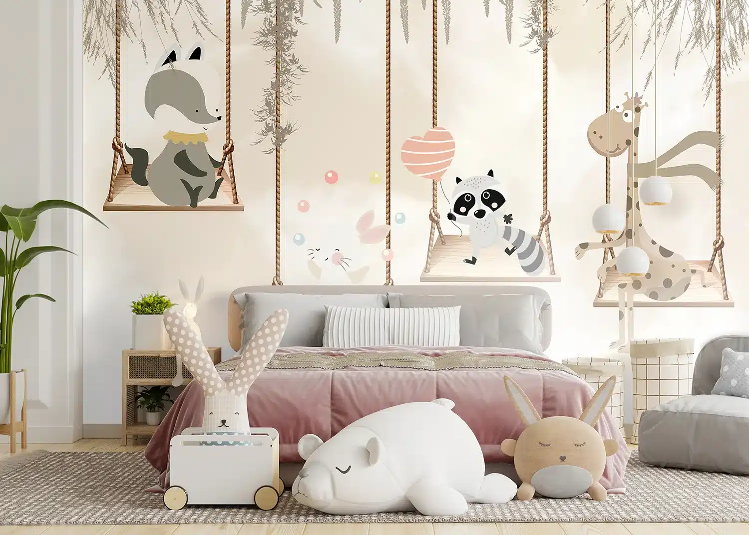 Forest Swings | Made-to-Measure Kids Wallpaper | Artlook | FTD5P 352353 3