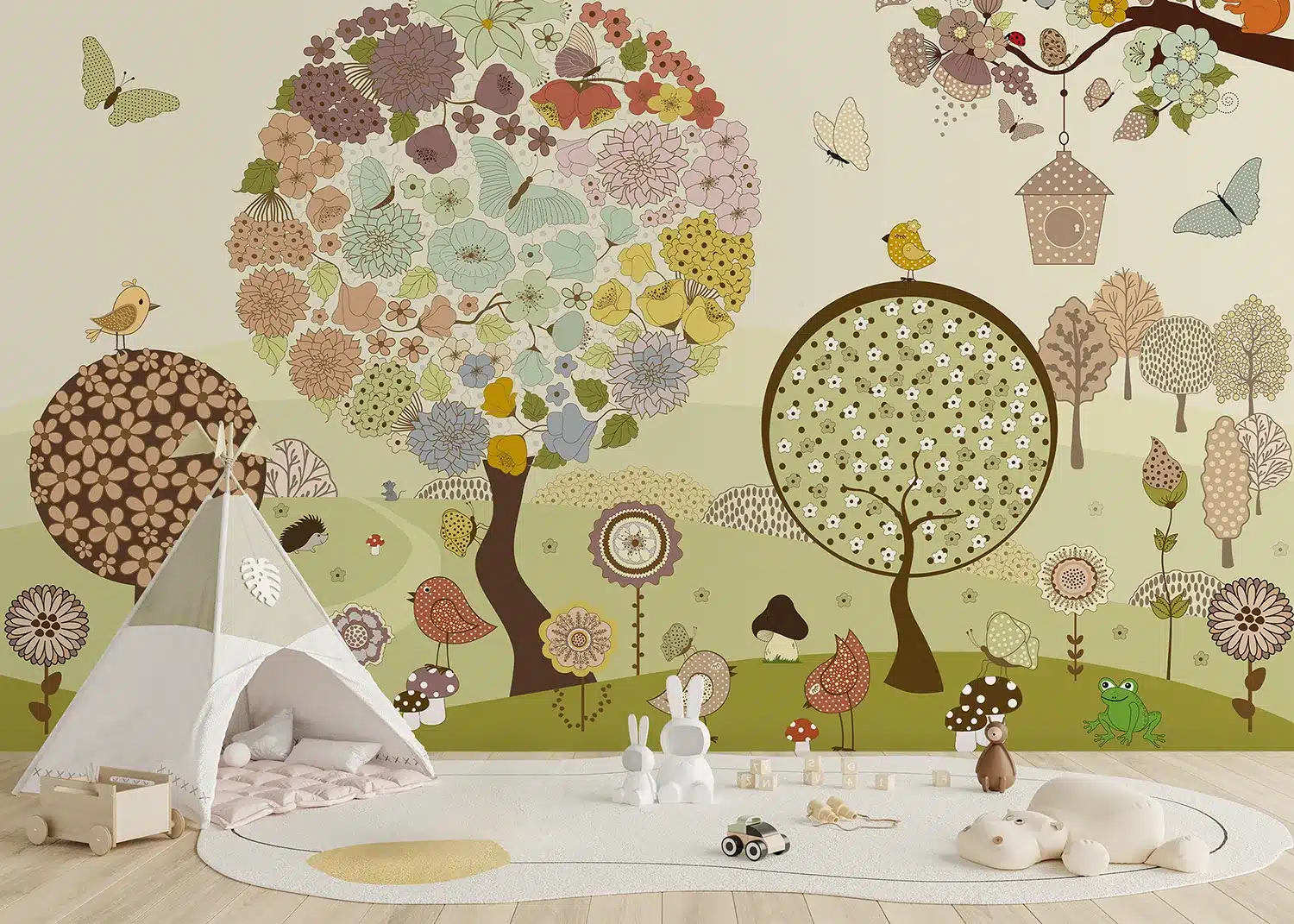 Flower Tree | Made-to-Measure Kids Wallpaper | Artlook | FTD5P 352397 3