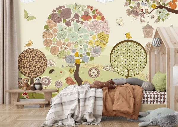 Flower Tree | Made-to-Measure Kids Wallpaper | Artlook | FTD5P 352397