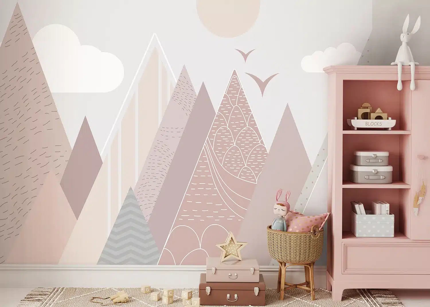 Mountains & Clouds | Made-to-Measure Kids Wallpaper | Artlook | FTD5P 352401 4