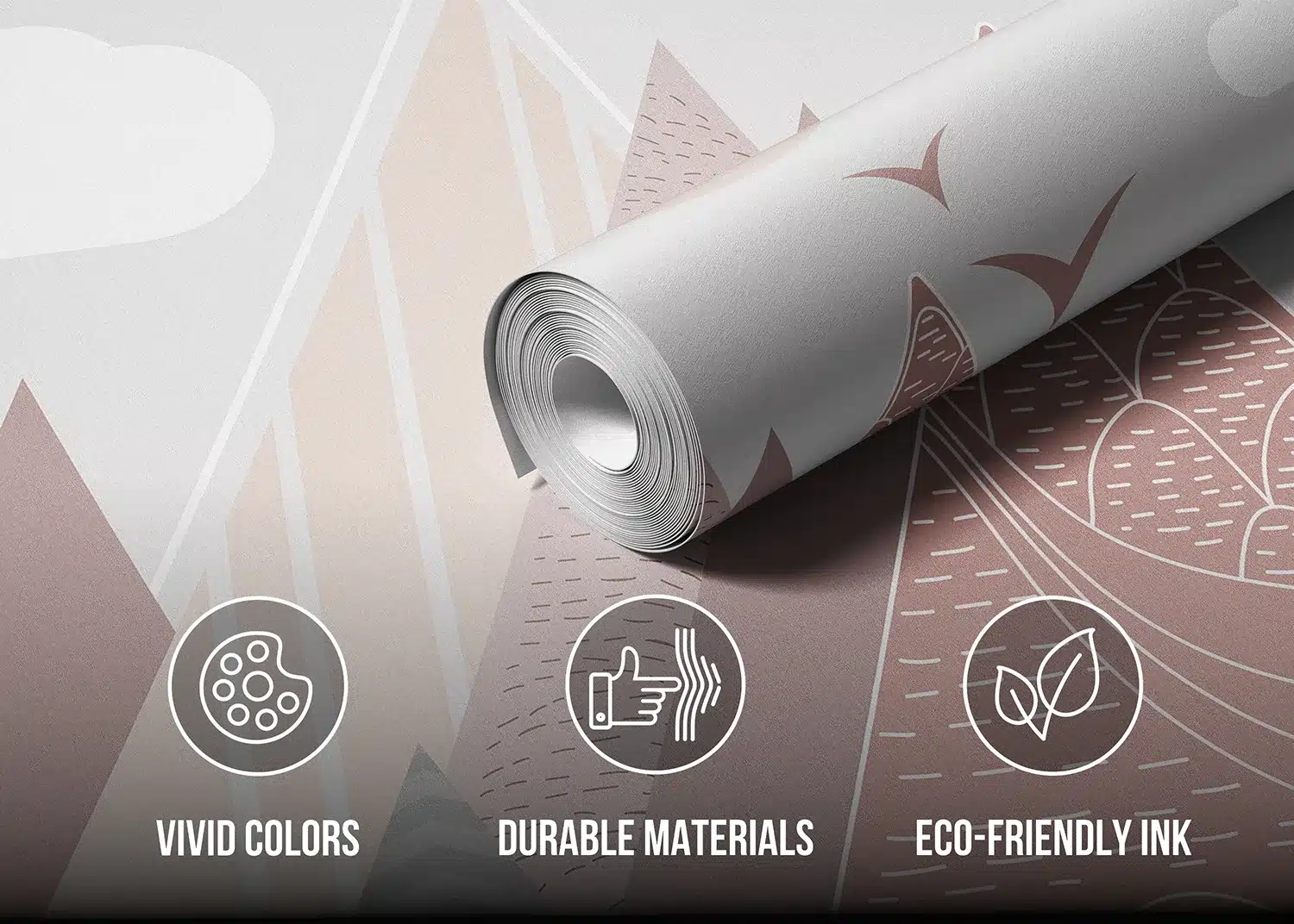 Mountains & Clouds | Made-to-Measure Kids Wallpaper | Artlook | FTD5P 352401 5