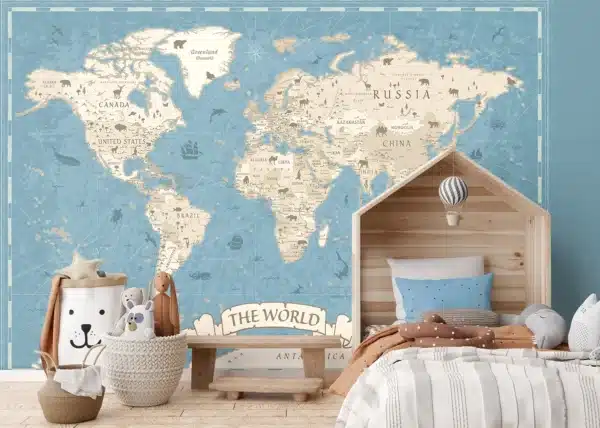 Our Animal Planet | Made-to-Measure Kids Wallpaper | Artlook | FTD5P 352457