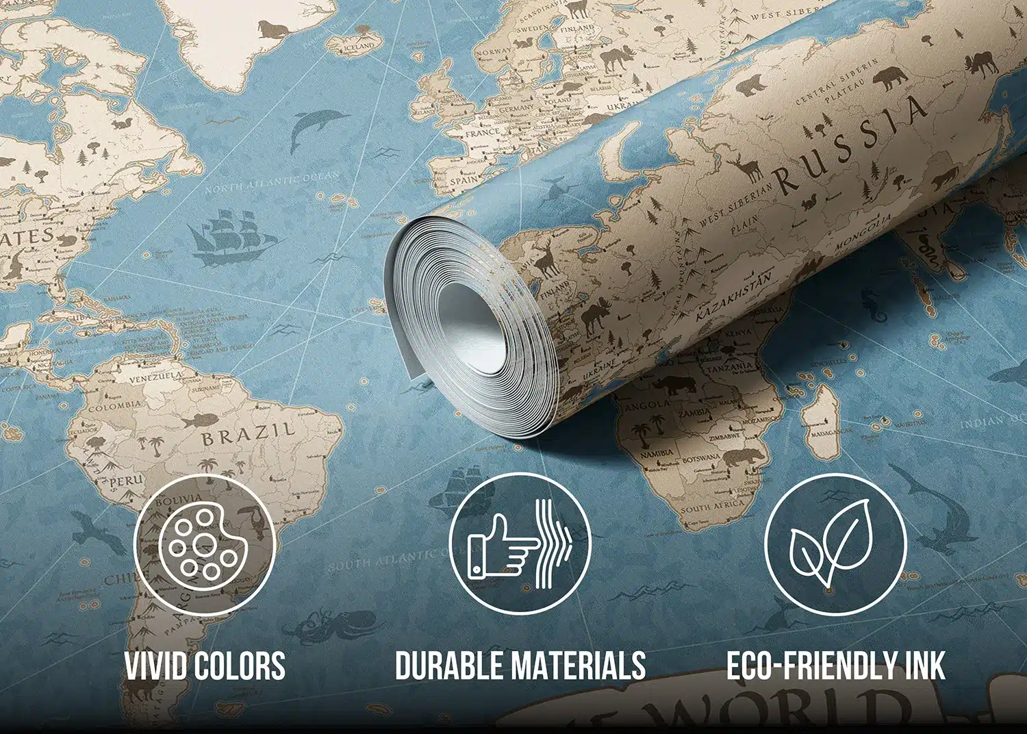 Our Animal Planet | Made-to-Measure Kids Wallpaper | Artlook | FTD5P 352457 4