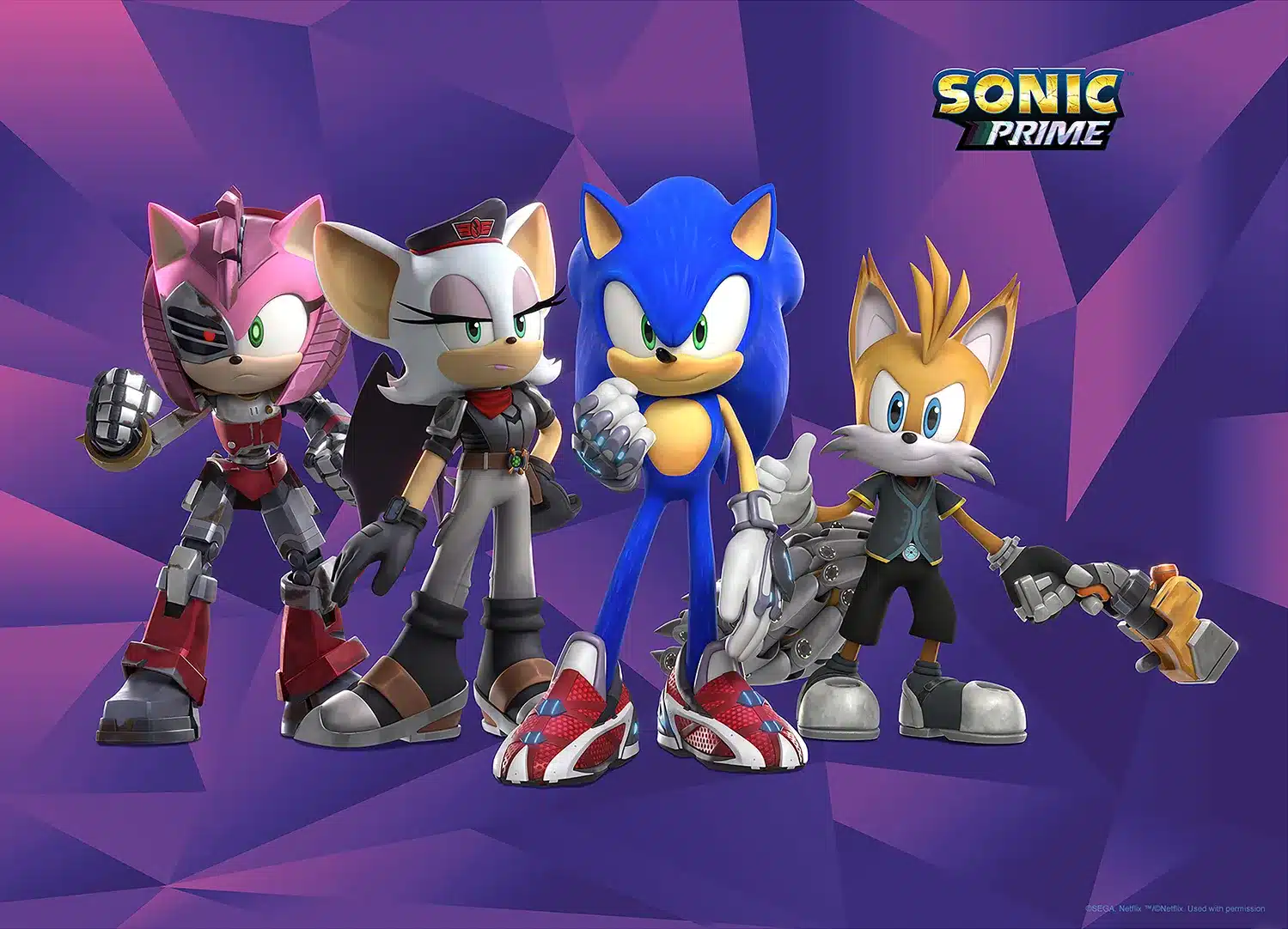 Wall Mural Sonic and Friends, Made to Measure, FTD5P 352205