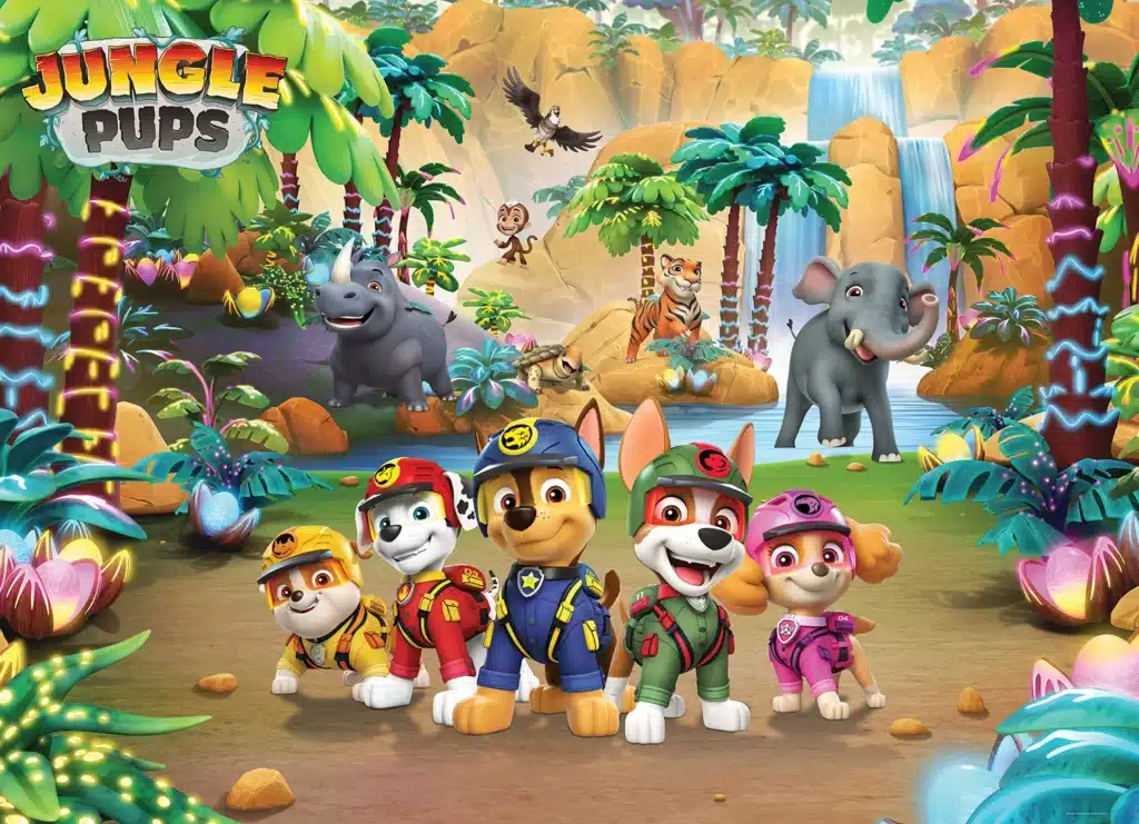 Wall Mural Paw Patrol Jungle Pups, Made to Measure, FTD5P 352197