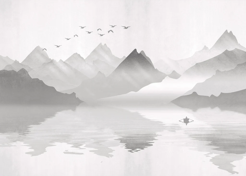 Wall Mural Mountain Lake, Made to Measure, FTNS 1246