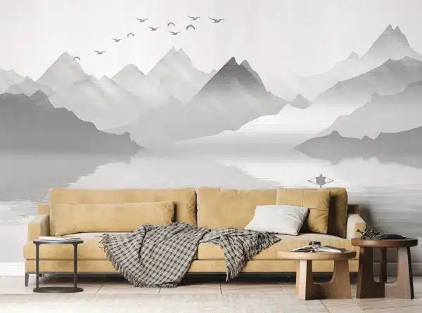 Misty Mountains | Made-to-Measure Wallpaper | Artlook | FTNS 1246