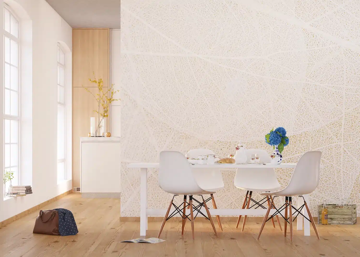Ivory Net | Made-to-Measure Wallpaper | Artlook | FTNS 1247 2