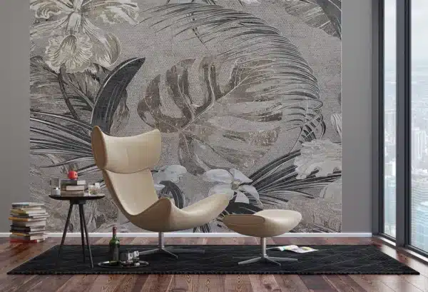 Monstera Composition | Made-to-Measure Wallpaper | Artlook | FTNS 1249