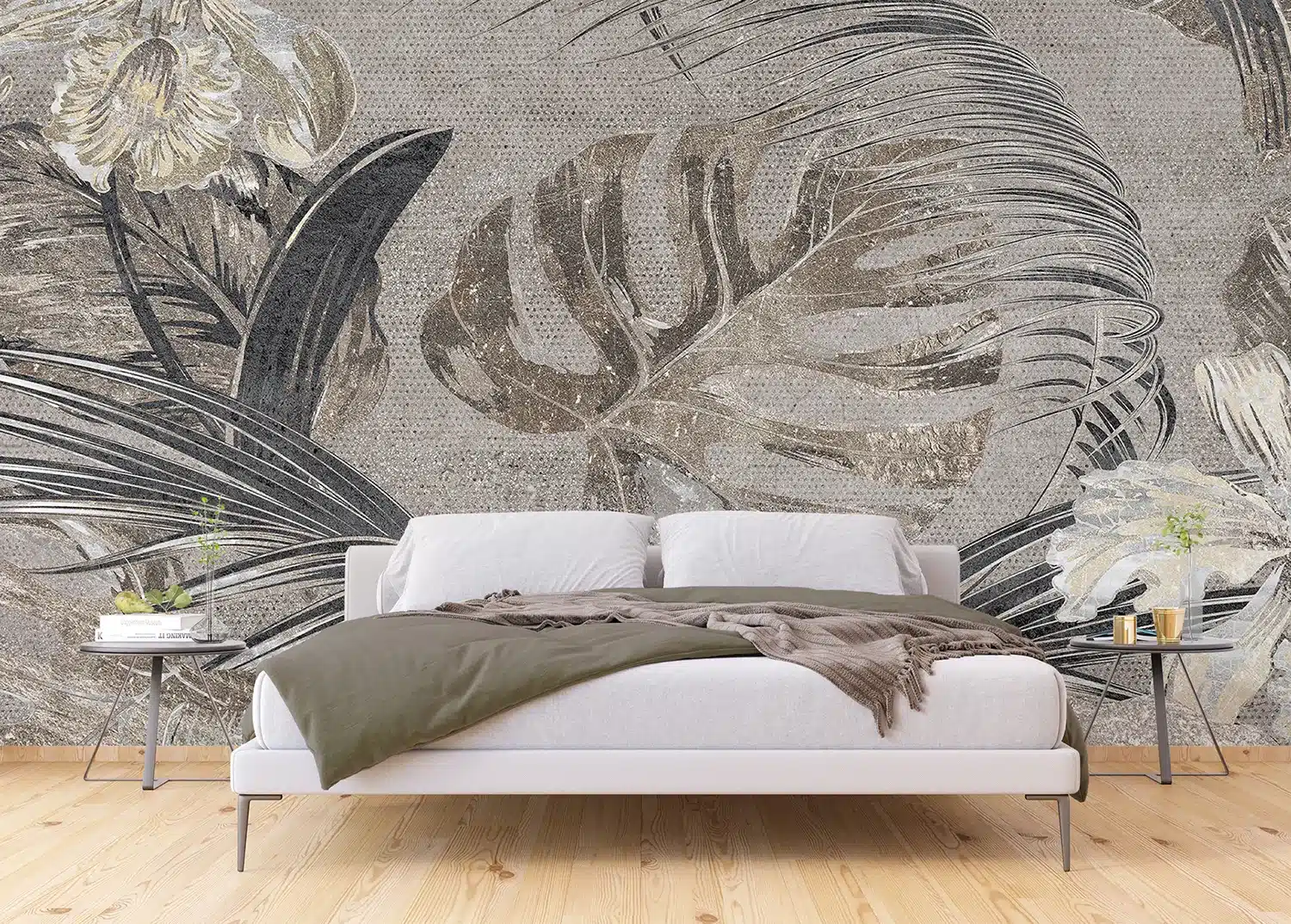 Monstera Composition | Made-to-Measure Wallpaper | Artlook | FTNS 1249 6