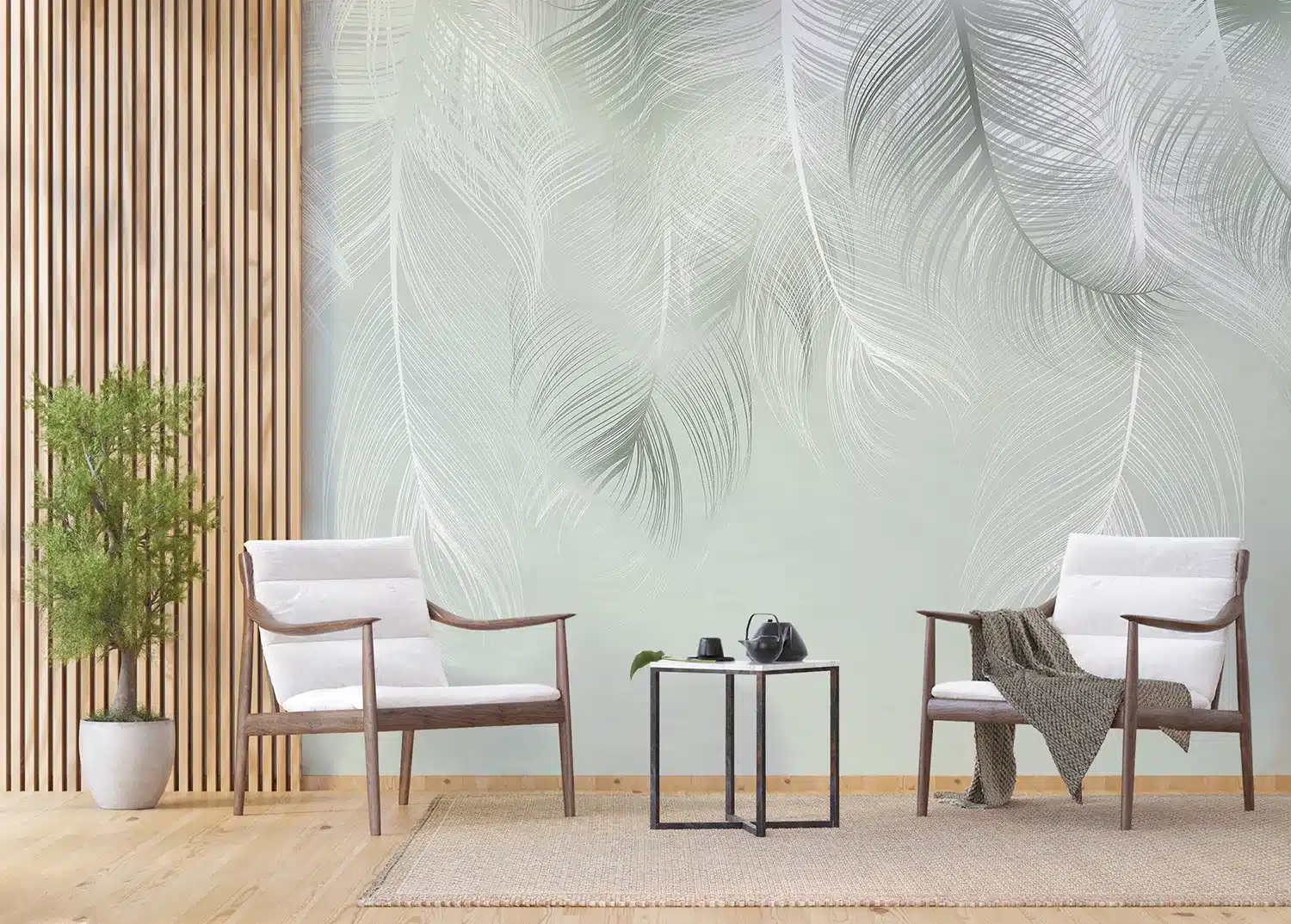 Feather Wall | Made-to-Measure Wallpaper | Artlook | FTNS 1250 5
