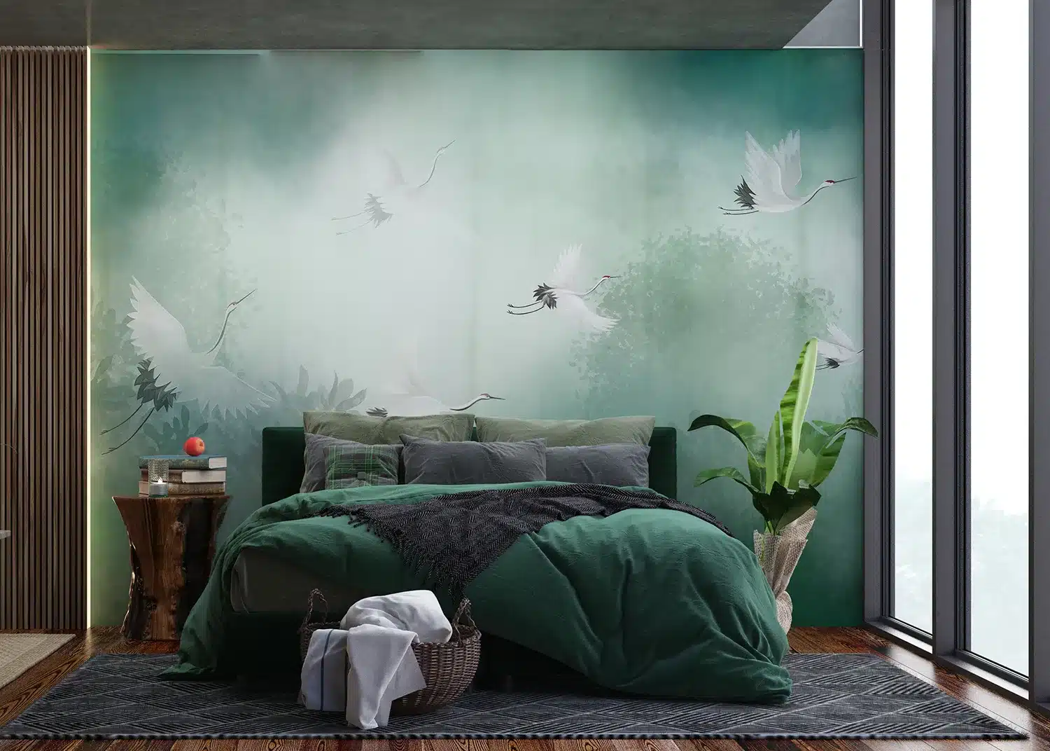 Cranes | Made-to-Measure Wallpaper | Artlook | FTNS 1251 2
