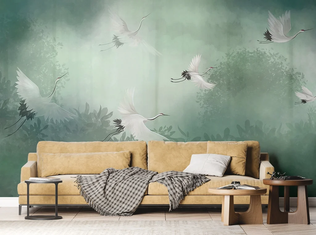Wall Mural Cranes, Made to Measure, FTNS 1251 6