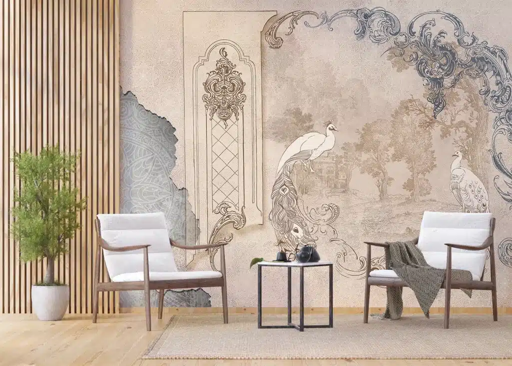 Wall Mural Modern Rococo, Made to Measure, FTNS 1252 5