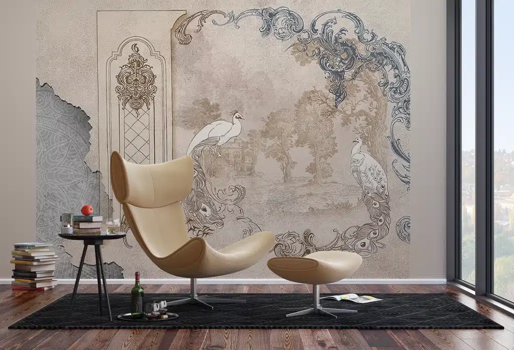 Wall Mural Modern Rococo, Made to Measure, FTNS 1252 3
