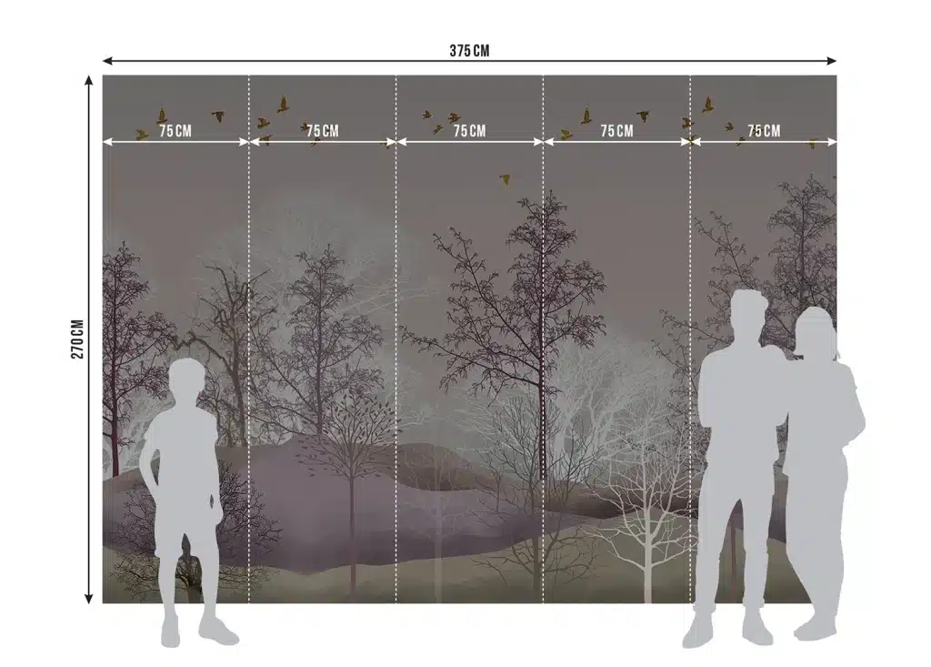 Wall Mural Magic Forest, Made to Measure, FTNS 1253 8