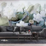 Wall Mural Emboss Flowers, 375 x 270 cm, FTNS 1254