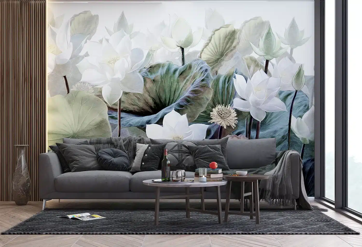 Emboss Flowers | Made-to-Measure Wallpaper | Artlook | FTNS 1254 2