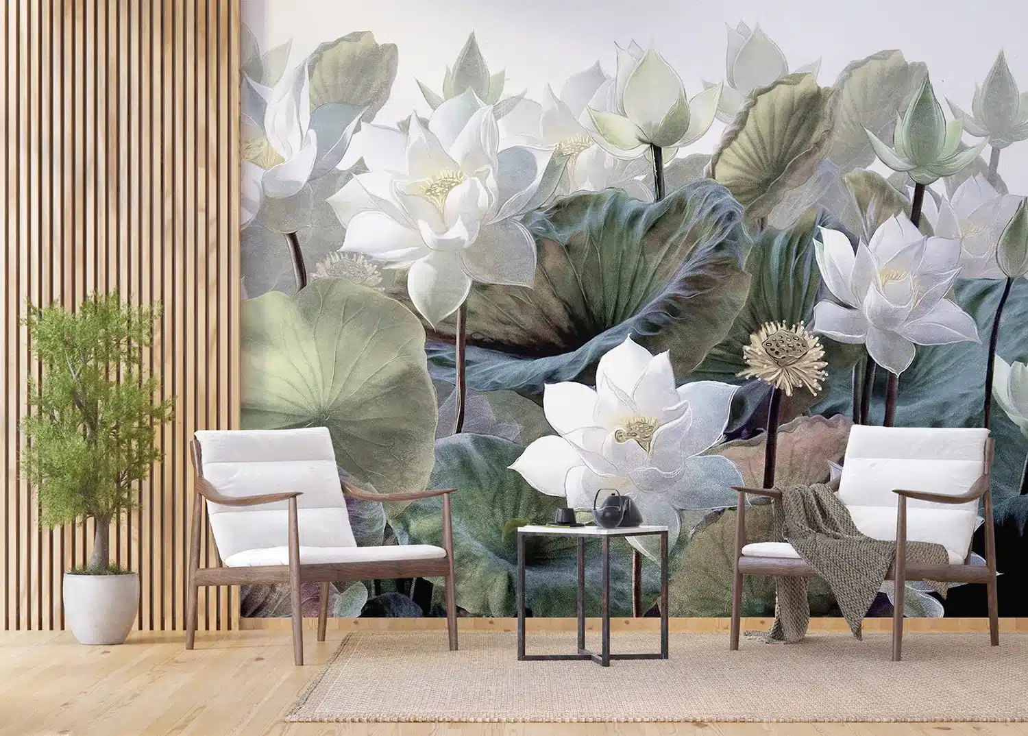 Emboss Flowers | Made-to-Measure Wallpaper | Artlook | FTNS 1254 5