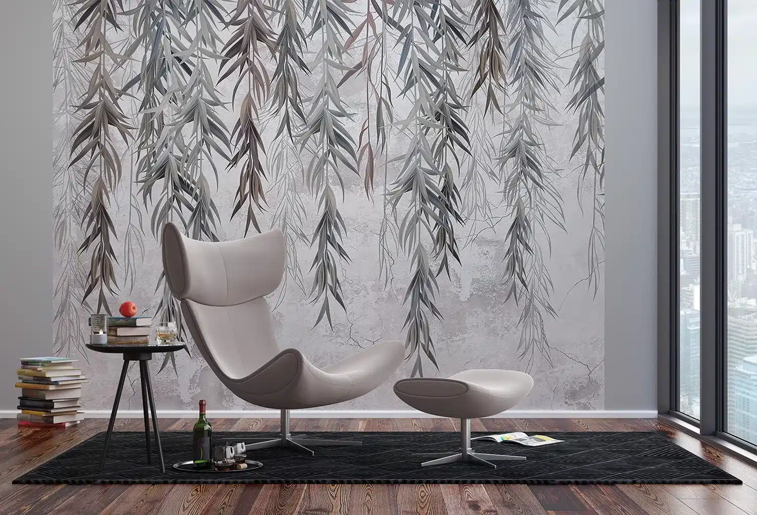 Concrete Meets Nature | Made-to-Measure Wallpaper | Artlook | FTNS 1255 4