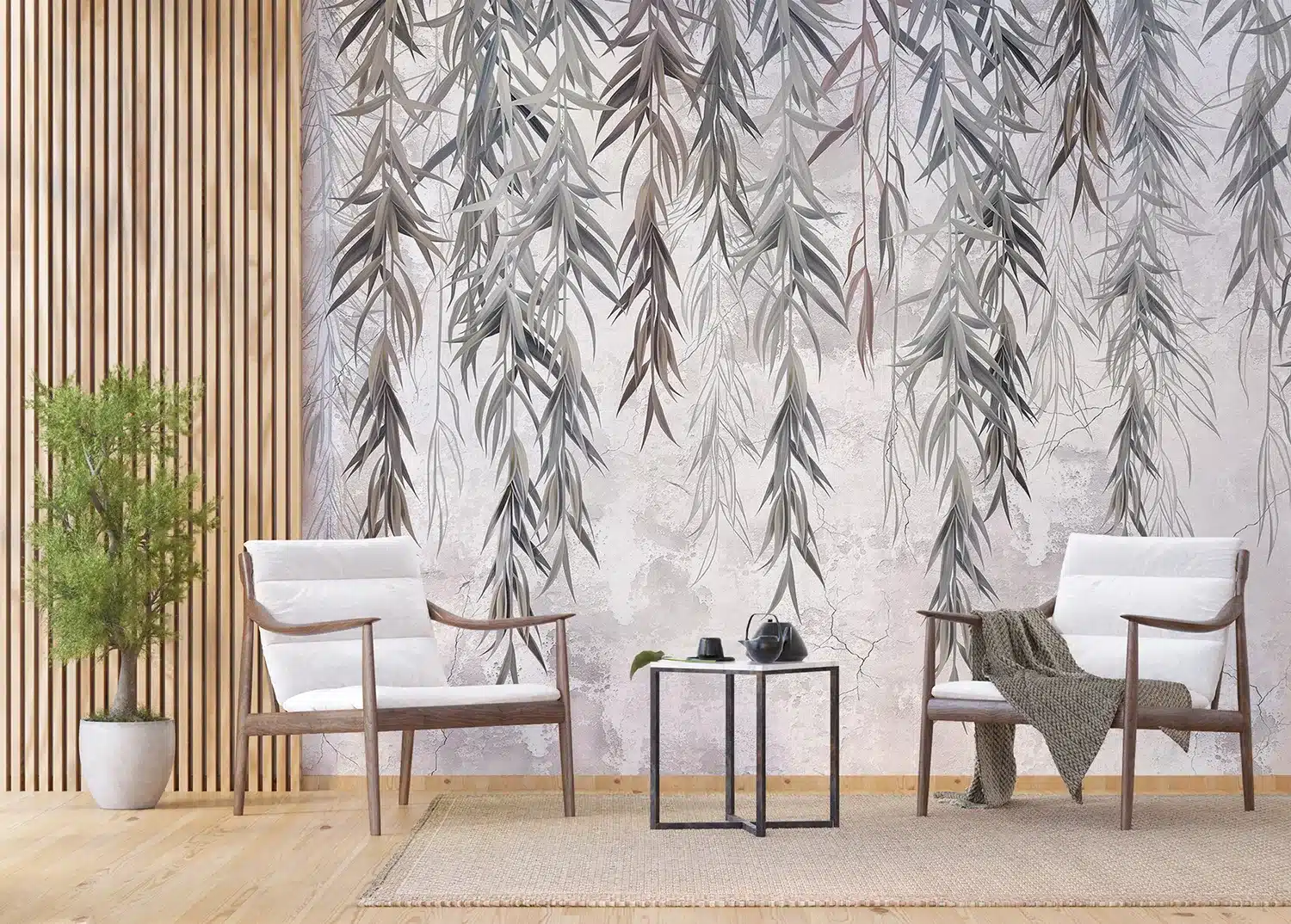 Concrete Meets Nature | Made-to-Measure Wallpaper | Artlook | FTNS 1255 5