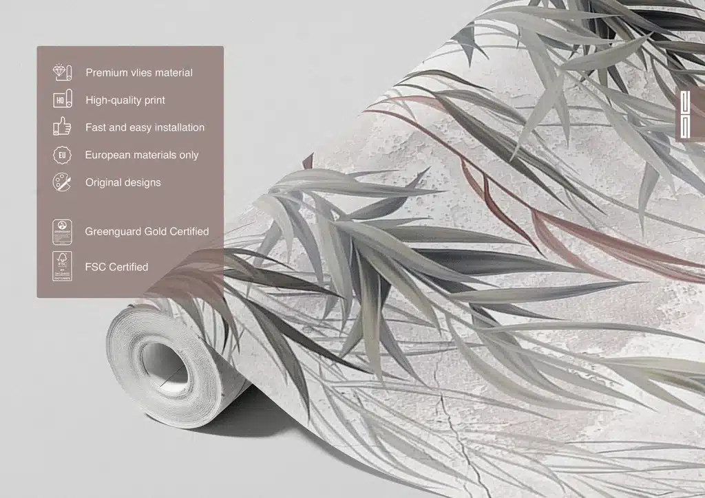 Wall Mural Concrete Meets Nature, Made to Measure, FTNS 1255 7