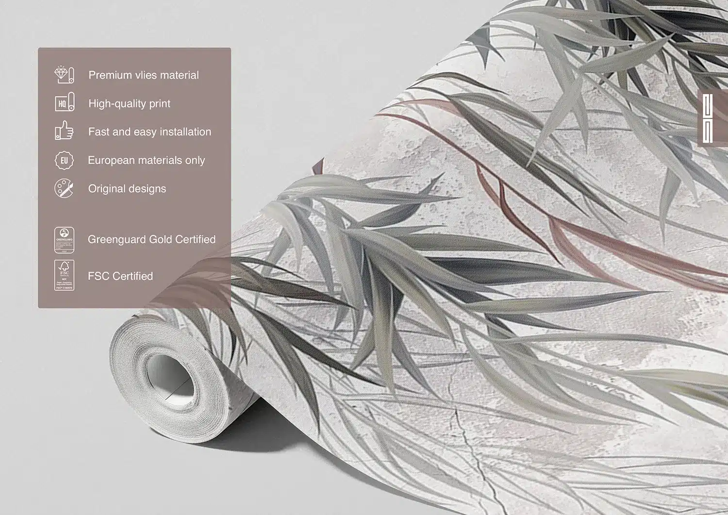 Concrete Meets Nature | Made-to-Measure Wallpaper | Artlook | FTNS 1255 6