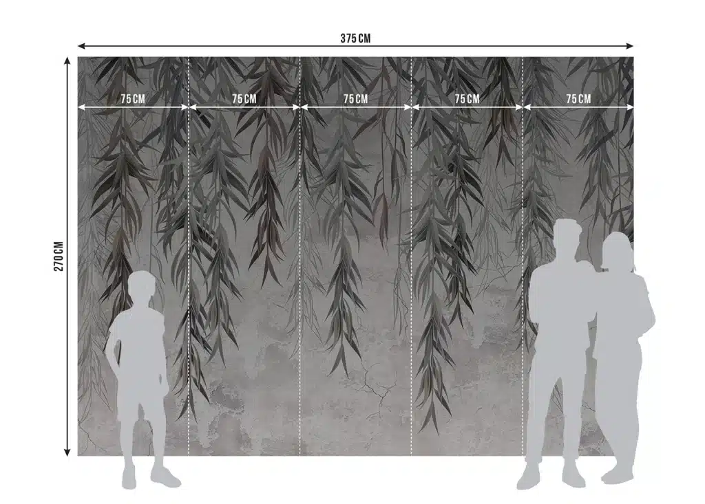 Wall Mural Concrete Meets Nature, Made to Measure, FTNS 1255 8