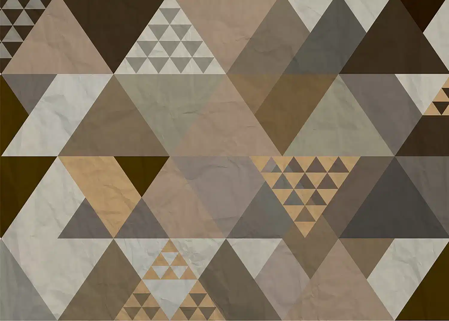 Cinnamon Triangle Abstraction | Made-to-Measure Wallpaper | Artlook | FTNS 1256