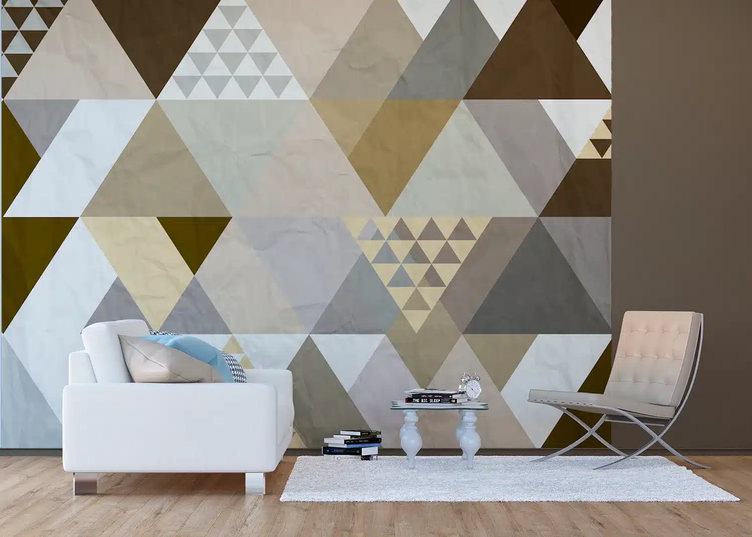 Cinnamon Triangle Abstraction | Made-to-Measure Wallpaper | Artlook | FTNS 1256 2