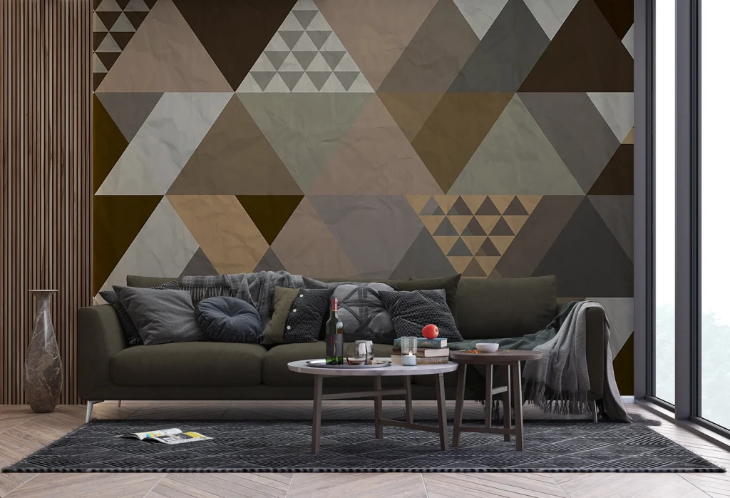 Wall Mural Triangles, Made to Measure, FTNS 1256 4