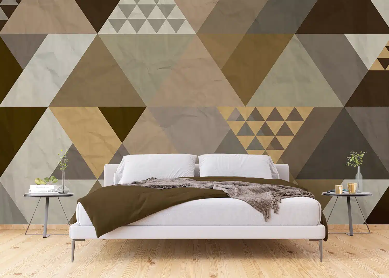 Cinnamon Triangle Abstraction | Made-to-Measure Wallpaper | Artlook | FTNS 1256 6
