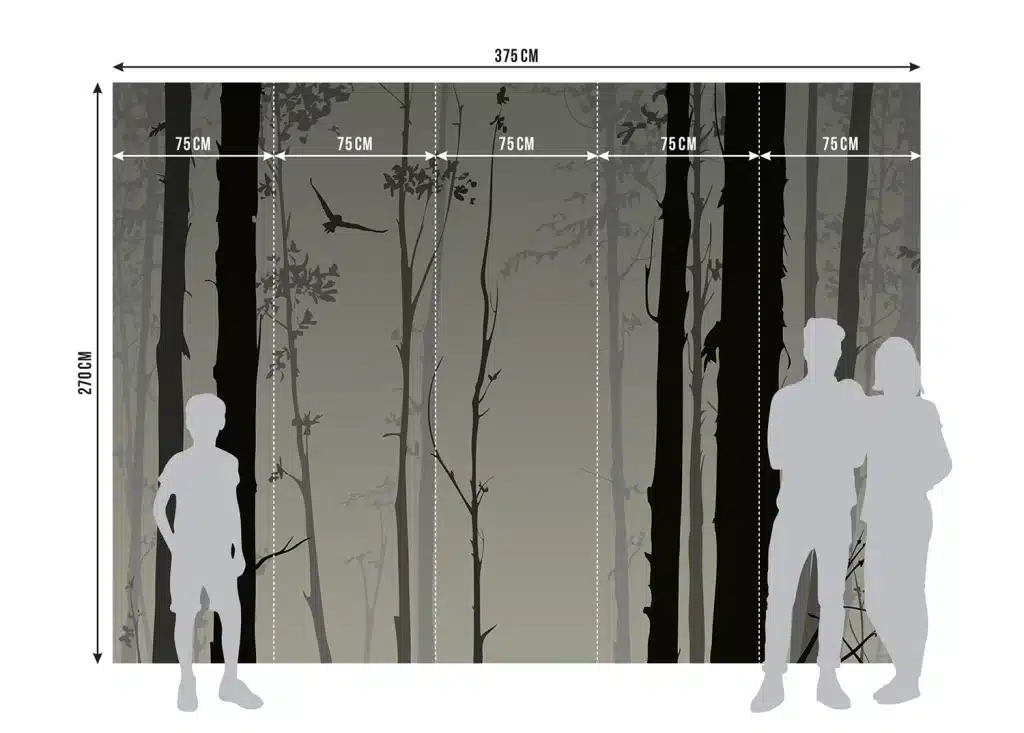 Wall Mural Mystic Forest, Made to Measure, FTNS 1262 8