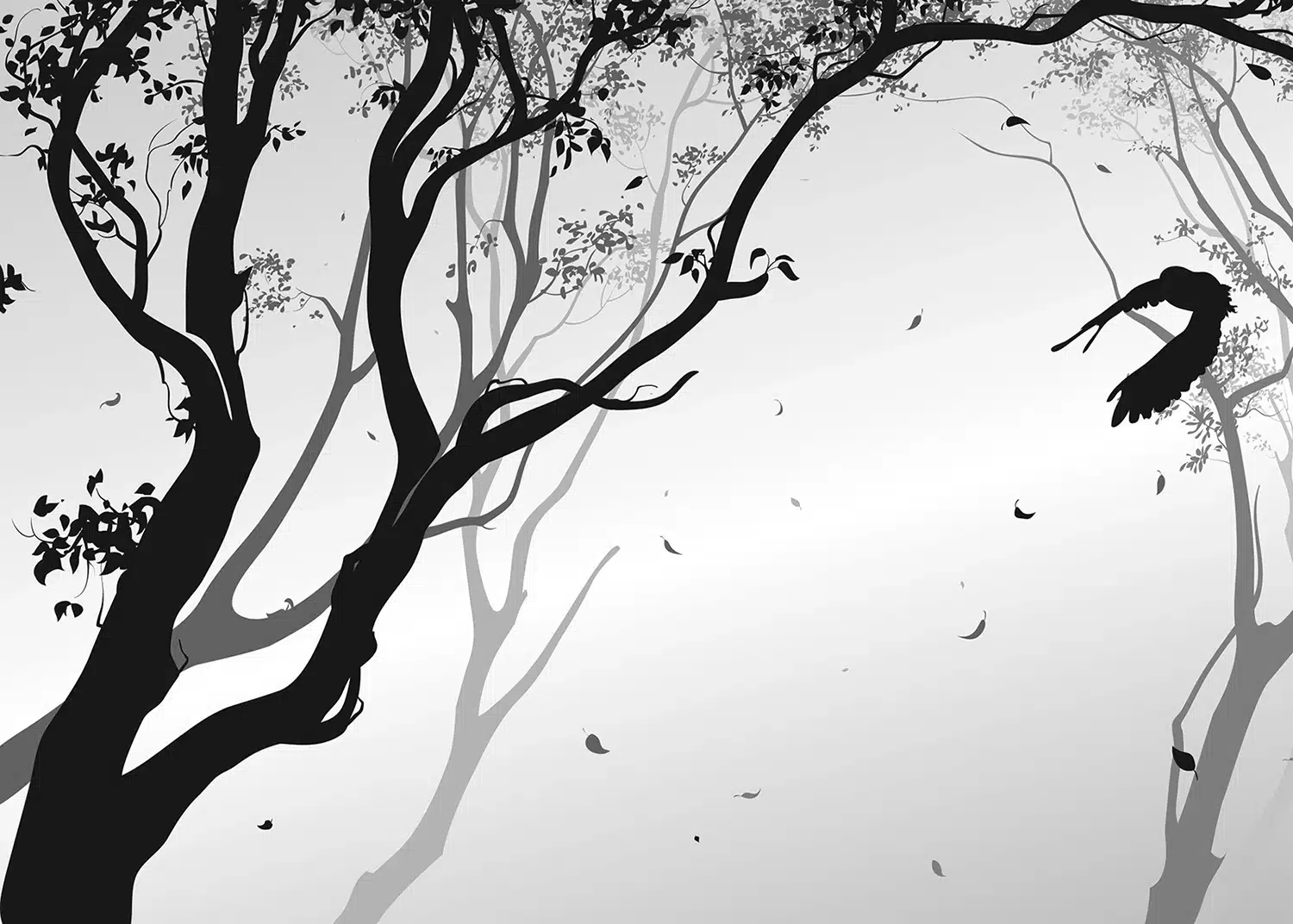 Windy Forest | Made-to-Measure Wallpaper | Artlook | FTNS 1263